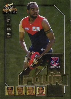 2011 Select AFL Champions - Fab Four Gold #FFG40 Liam Jurrah Front